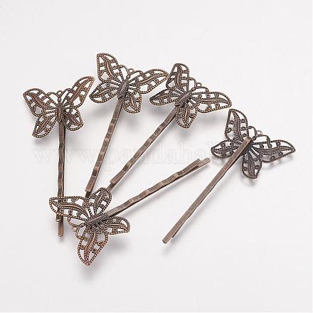Латунные фурнитуры шпильки Bobby Pin KK-G038-AB-1