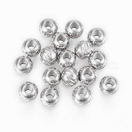 Бусины из нержавеющей стали марки 304 STAS-G154-36-4mm-1