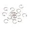 Non-Tarnish C-Shaped 304 Stainless Steel Ear Cuff Findings, Stainless Steel Color, 9x10x2mm, Inner Diameter: 8.4mm, Pin: 0.7mm