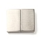 Tarnish Resistant 304 Stainless Steel Magnetic Clasps with Glue-in Ends, Rectangle, Stainless Steel Color, 21x16.5x4.5mm, Hole: 2.5x15mm