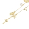 Bohemian Summer Beach Style 18K Gold Plated Shell Shape Initial Pendant Necklaces