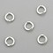 304 Stainless Steel Jump Rings, Open Jump Rings, Silver, 20 Gauge, 4.5x0.8mm, Inner Diameter: 2.8mm