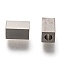Non-Tarnish 304 Stainless Steel Beads, Cuboid, Stainless Steel Color, 7x4x4mm, Hole: 2mm