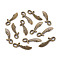 Alloy Pendants, Cadmium Free & Lead Free, Sword, Antique Bronze, 25x6x2mm, Hole: 2mm