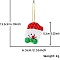 Christmas Cloth Pendant Decorations, for Christmas Tree Hanging Ornaments, Snowman, 155mm