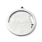 Non-Tarnish 201 Stainless Steel Pendants, Laser Cut, Lutra Charm, Stainless Steel Color, 27x25x1mm, Hole: 1.5mm