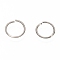 Non-Tarnish 304 Stainless Steel Open Quick Link Connectors, Rings, Stainless Steel Color, 10x0.8mm, Inner Diameter: 8mm