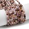 Natural Purple Lodolite Quartz Beads Strands, Faceted, Round, 3~3.5mm, Hole: 0.5mm, about 116pcs/strand, 15.51''(39.4cm)