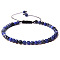 Adjustable Women's Sodalite Beaded Bracelet, with Simple and Versatile Hand-wove Bead, Show in Picture