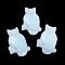 Opalite Pendants, Owl Charms, 44~46x29~31x7.5~10mm, Hole: 1.4mm