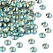 Preciosa® Crystal Hotfix Flatback Stones, Czech Crystal, Round(438 11 612 Chaton Rose VIVA 12 ®), 50520 200 Peridot AB, SS10(2.7~2.9mm)