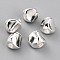 Brass Spacer Beads, Long-Lasting Plated, Triangle, 925 Sterling Silver Plated, 4.5x4.5mm, Hole: 1.8mm