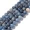 Dyed & Heated Natural Blue Aventurine Beads Strands, Round, 10mm, Hole: 1mm, about 38pcs/strand, 15.1 inch