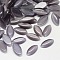 Cat Eye Cabochons, Horse Eye, Gray, 15x7x2.5mm