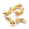 Zinc Alloy Cabochons, for DIY Crystal Epoxy Resin Material Filling, Star/Meteor, Golden, 16x8x3mm