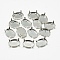 Non-Tarnish 201 Stainless Steel Sew on Prong Settings, Claw Settings for Pointed Back Rhinestone, Oval, Stainless Steel Color, Tray: 30x20mm, 28x20x9mm, Hole: 1.5mm
