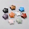 Natural & Synthetic Mixed Gemstone Beads, No Hole, Star, 20~21x20~21x6~6.5mm