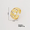 Fashionable Brass Open Cuff Ring, Simple and Exquisite