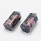 Natural Rhodonite Pointed Beads, Healing Stones, Reiki Energy Balancing Meditation Therapy Wand, Undrilled/No Hole Beads, Bullet, 33~35x16~17x14.5~15mm