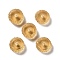 Transparent Resin Beads, Textured Rondelle, Peru, 12x7mm, Hole: 2.5mm