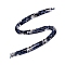 Gradient Color Natural Sodalite Beads Strands, Faceted, Cube, 4~5x4~5x4~5mm, Hole: 0.8mm, about 92~105pcs/strand, 14.96~15.35 inch(38~39cm)