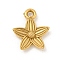 Ion Plating(IP) 304 Stainless Steel Pendants, Flower Charm, Real 18K Gold Plated, 19.5x16x3mm, Hole: 2.1mm
