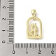 Стойки обшивки латунь микро проложить Циркон подвеску KK-C052-02C-G-3