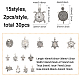 Подвески из сплава в тибетском стиле FIND-CA0006-44-2