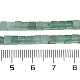 Естественный зеленый авантюрин бисер нитей G-B129-A17-01-5