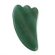 Естественные зеленые авантюрины gua sha доски G-B003-03-2