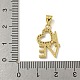 Латунные микро проложить кубического циркония подвески KK-N254-123G-3