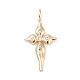 Подвески из латуни с прозрачным фианитом KK-Q096-07A-G-1