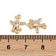 Латунные подвески из прозрачного кубического циркония KK-C115-25G-3