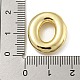 Латунные микропаве прозрачные подвески с фианитом KK-E093-04G-O-3