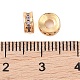 Латунные микро проложить кубического циркония бусы KK-B100-043G-01-3