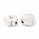 Латунные микро проложить кубического циркония бусы ZIRC-P098-01P-3