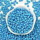 Стеклянные бусины с имитацией нефрита SEED-Z001-A-B18-2