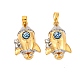Подвески латуни cmолы KK-V009-03G-1
