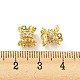Латунные микро проложить кубических циркония шарики прокладки KK-H452-15G-3