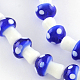 Гриб ручной Lampwork бисер пряди X-LAMP-R116-12-2