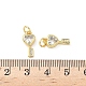 Латунные микро проложить кубического циркония подвески KK-L239-009G-3