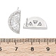 Серьги-гвоздики из циркония EJEW-Q015-15P-5