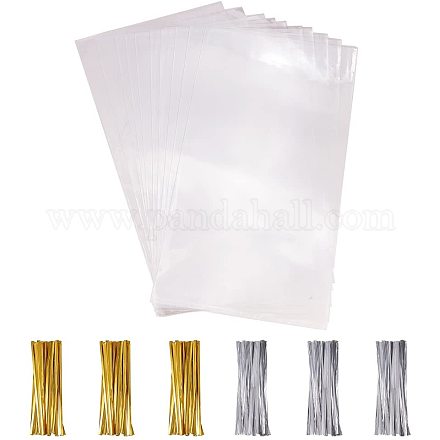 Pandahall elite 100 шт. прямоугольные целлофановые пакеты OPP DIY-PH0006-02-28x16-1