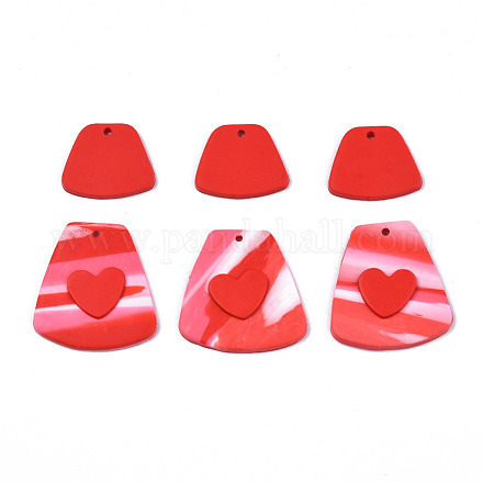 Полимерной глины ручной работы подвески CLAY-N010-062B-1
