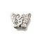 Anti-Tarnish 304 Stainless Steel Beads, Butterfly, Stainless Steel Color, 10.5x13.5x4.5mm, Hole: 2mm