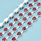 Silver Plated Brass Rhinestone Strass Chains, Rhinestone Cup Chains, Cadmium Free & Lead Free, Soldered, with Spool, Rose, 3mm, about 32.81 Feet(10m)/Roll