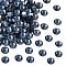 Preciosa® Crystal Hotfix Flatback Stones, Czech Crystal, Round(438 11 612 Chaton Rose VIVA 12 ®), 30150 Denim Blue, SS10(2.7~2.9mm)