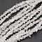 Chips Natural Quartz Crystal Beads Strands, Rock Crystal Beads, 3~8x3~12x3~5mm, Hole: 1mm, about 32 inch
