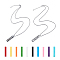 2Pcs 316 Stainless Steel Diffuser Necklace Aromatherapy Locket Pendant Essential Oil Necklace with 10 Pieces Refill Pads for Men Women Christmas 21.65-22.05 Inches