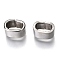 Non-Tarnish 201 Stainless Steel Quick Link Connectors, Oval, Stainless Steel Color, 11x7.3x6.2mm, Inner Diameter: 8x4.5mm